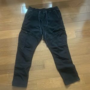 Black cargo pants